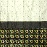 Silk Saree in Black and Ivory