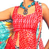 Saree in Chiffon in Multi Colours