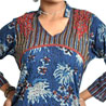 Block Printed Kurta with Thread Embroidery
