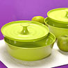 Thai Melamine Donga Set with Lid - Set of 2