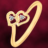 Facetz Diamond Heart Ring
