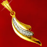Swirling Diamond Pendant