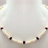 Pearl And Ruby Necklace