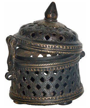 Antique Brass Container