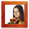 Ceramic Tile In Wooden Frame